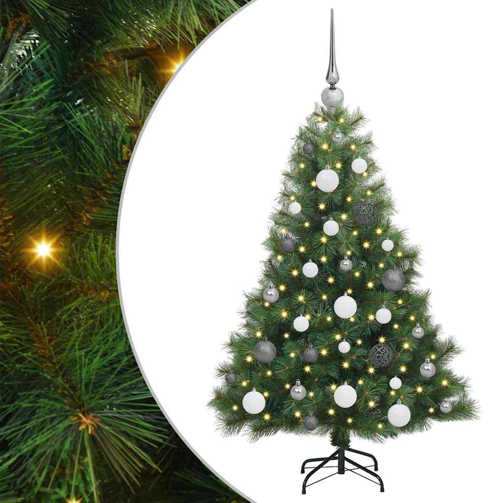 Albero di Natale artificiale Vidaxx con 150 LED con standard verde 120 cm PE e PVC