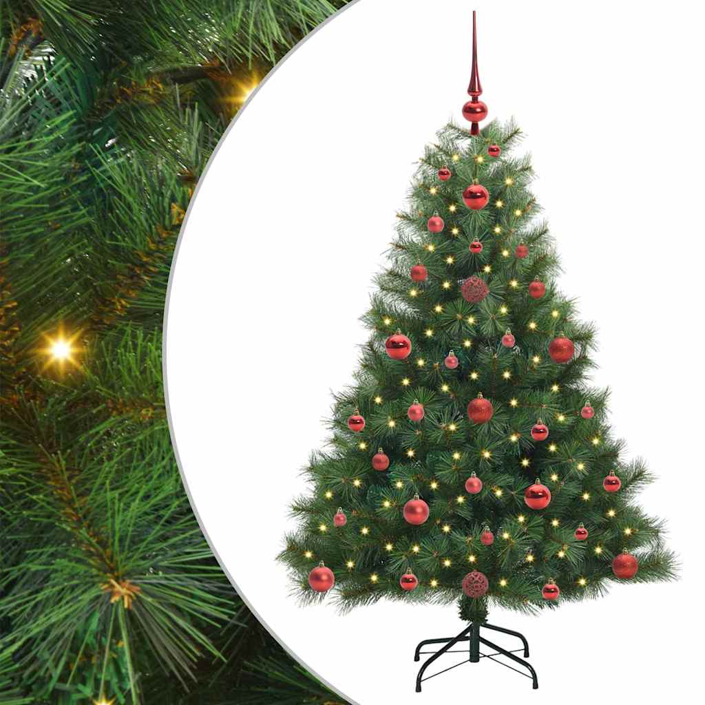 Albero di Natale artificiale Vidaxx con 150 LED con standard verde 120 cm PE e PVC