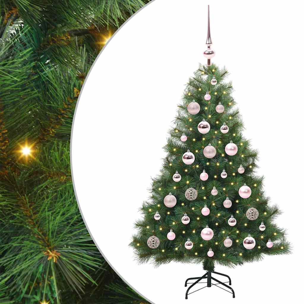 Albero di Natale artificiale Vidaxx con 150 LED con standard verde 120 cm PE e PVC