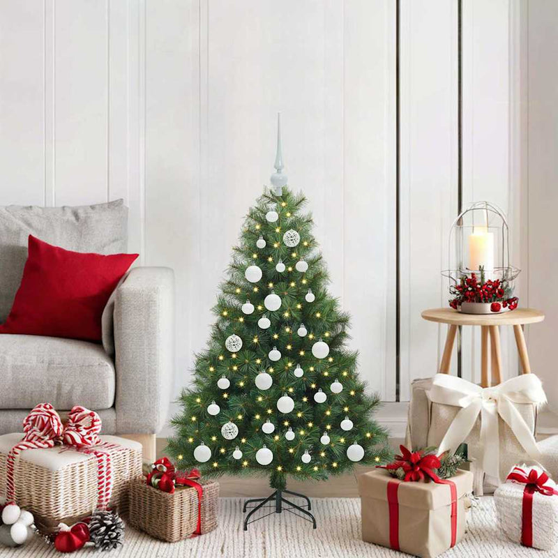 Albero di Natale artificiale Vidaxx con 150 LED con standard verde 120 cm PE e PVC