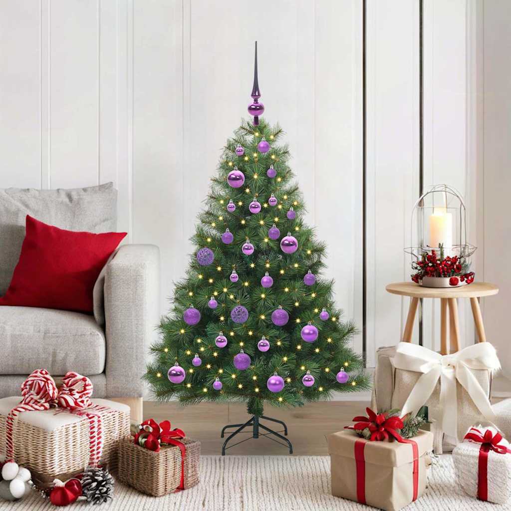 Albero di Natale artificiale Vidaxx con 150 LED con standard verde 120 cm PE e PVC