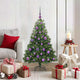 Albero di Natale artificiale Vidaxx con 150 LED con standard verde 120 cm PE e PVC