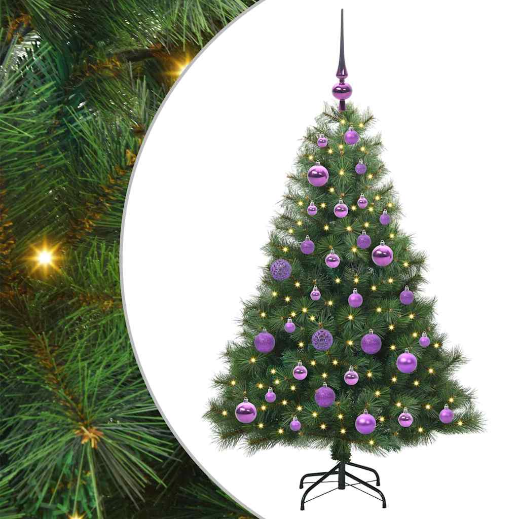 Albero di Natale artificiale Vidaxx con 150 LED con standard verde 120 cm PE e PVC