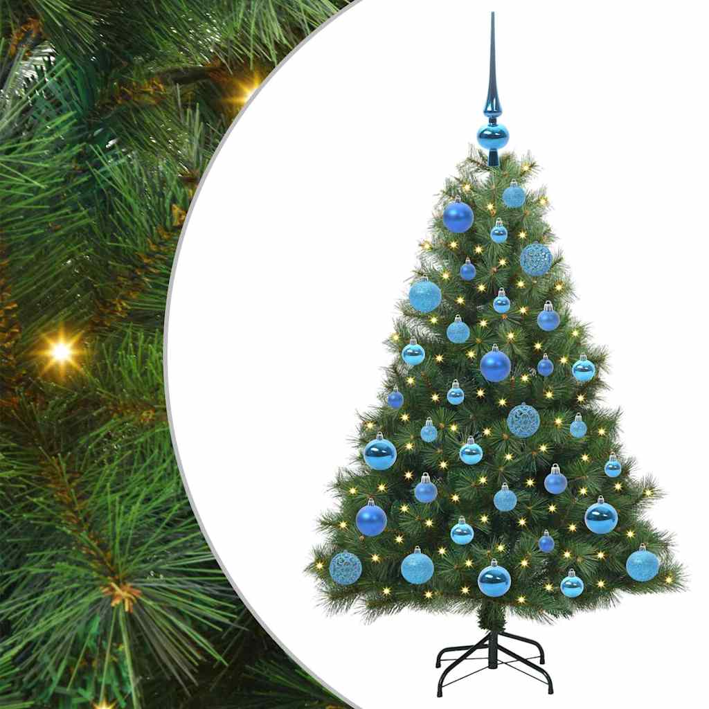 Albero di Natale artificiale Vidaxx con 150 LED con standard verde 120 cm PE e PVC
