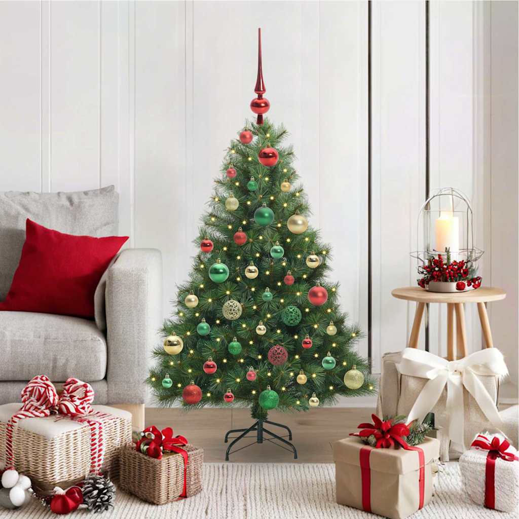 Albero di Natale artificiale Vidaxx con 150 LED con standard verde 120 cm PE e PVC