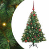 Albero di Natale artificiale Vidaxx con 150 LED con standard verde 120 cm PE e PVC
