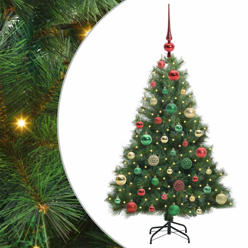 Albero di Natale artificiale Vidaxx con 150 LED con standard verde 120 cm PE e PVC