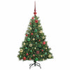 Albero di Natale artificiale Vidaxx con 150 LED con standard verde 120 cm PE e PVC