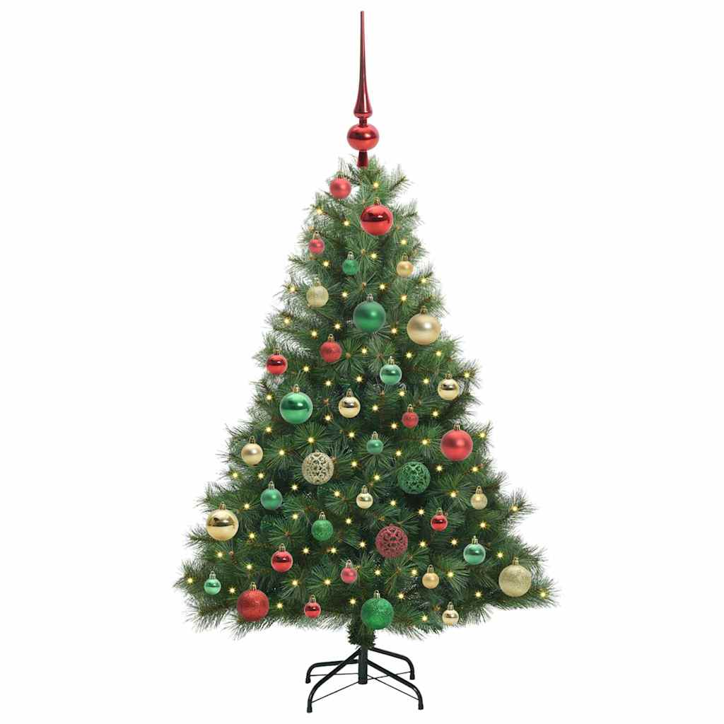 Albero di Natale artificiale Vidaxx con 150 LED con standard verde 120 cm PE e PVC