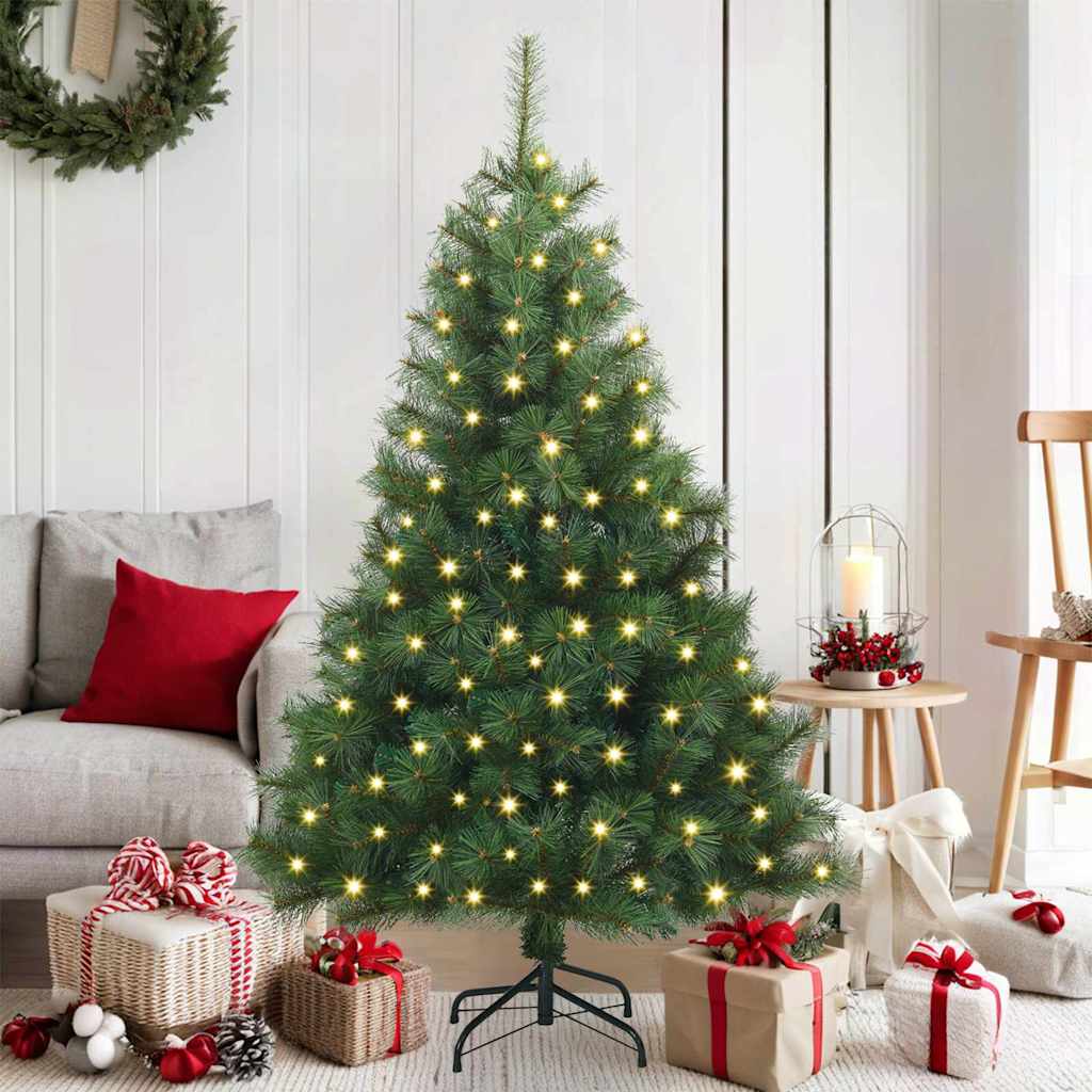 Albero di Natale artificiale Vidaxx con 150 LED con standard verde 150 cm PE e PVC