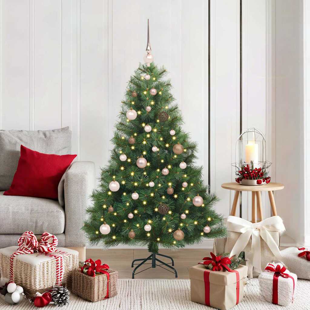 Albero di Natale artificiale Vidaxx con 150 LED con standard verde 150 cm PE e PVC