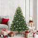 Albero di Natale artificiale Vidaxx con 150 LED con standard verde 150 cm PE e PVC