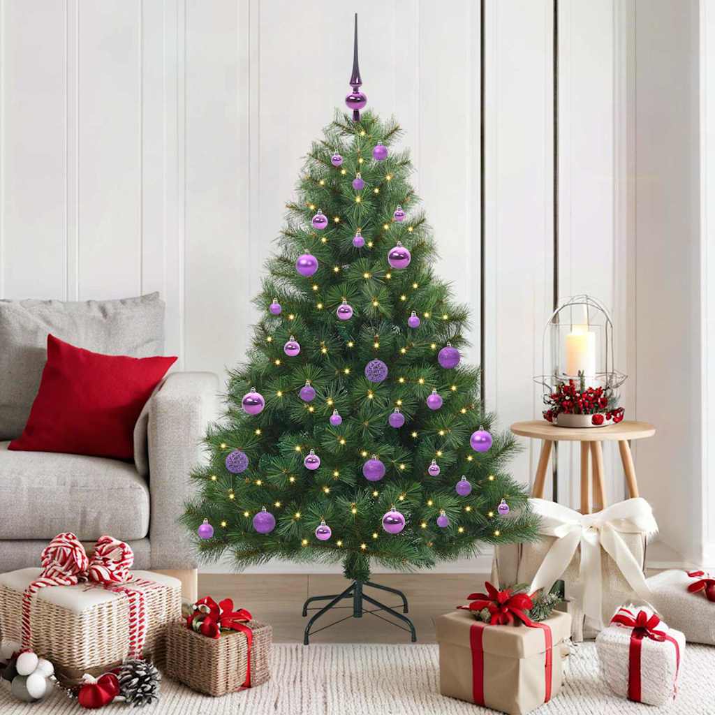 Albero di Natale artificiale Vidaxx con 150 LED con standard verde 150 cm PE e PVC