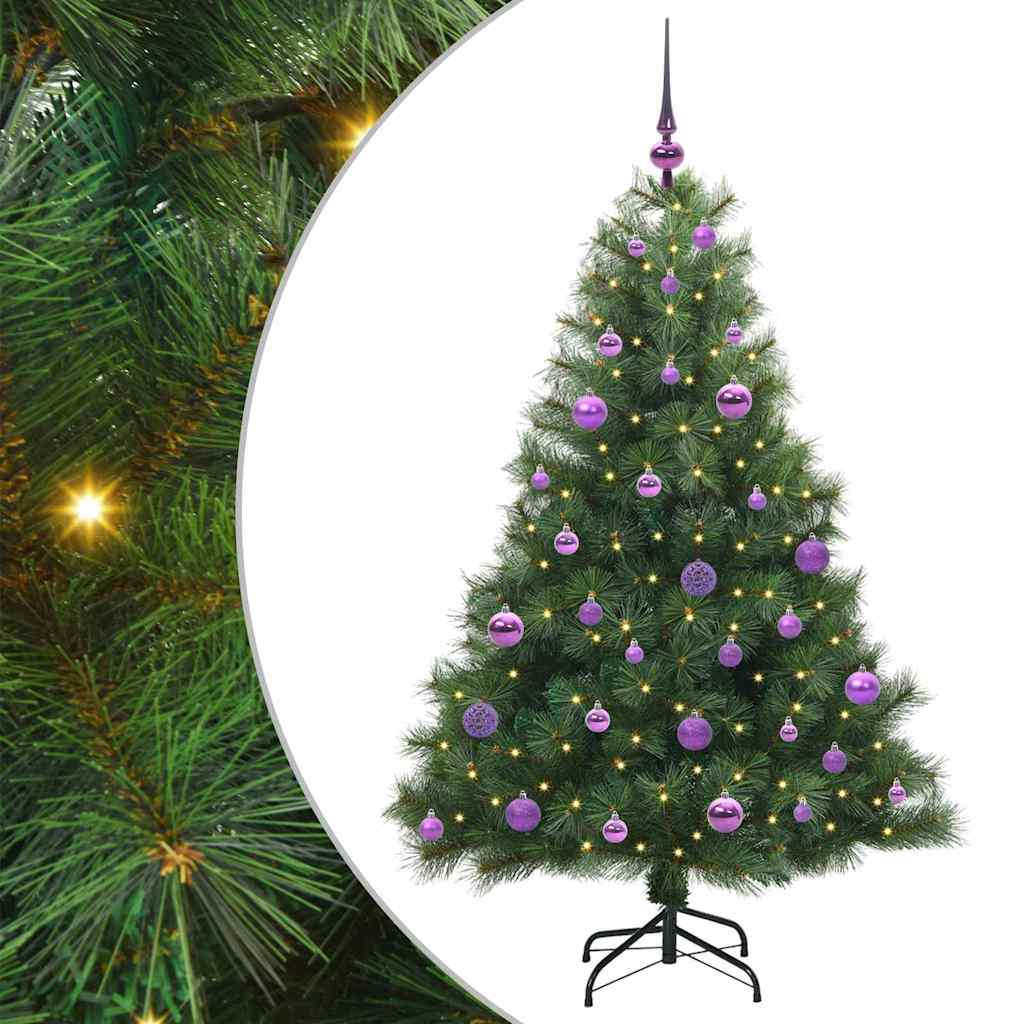 Albero di Natale artificiale Vidaxx con 150 LED con standard verde 150 cm PE e PVC