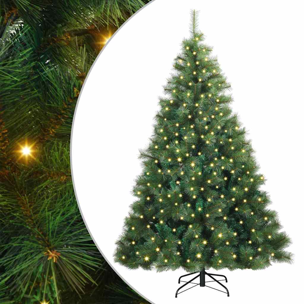 Albero di Natale artificiale Vidaxx con 300 LED con standard verde 180 cm PE e PVC