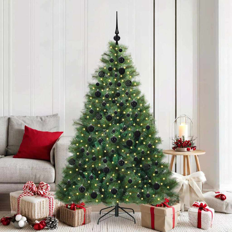 Albero di Natale artificiale Vidaxx con 300 LED con standard verde 180 cm PE e PVC