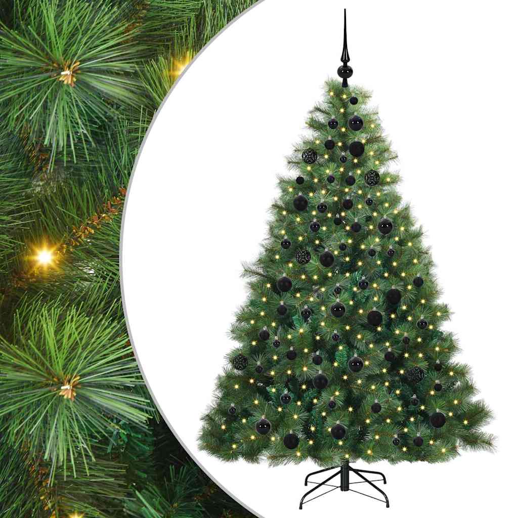 Albero di Natale artificiale Vidaxx con 300 LED con standard verde 180 cm PE e PVC