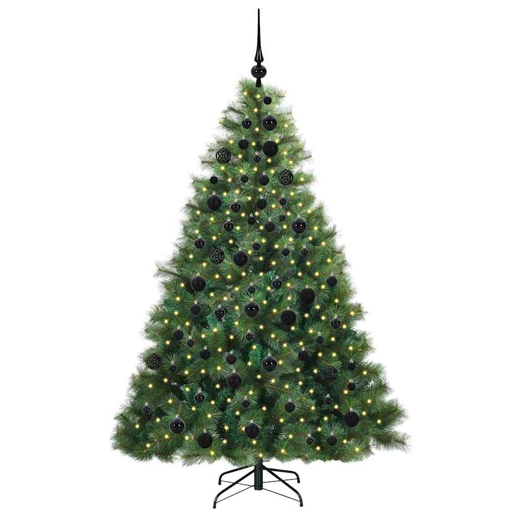 Albero di Natale artificiale Vidaxx con 300 LED con standard verde 180 cm PE e PVC