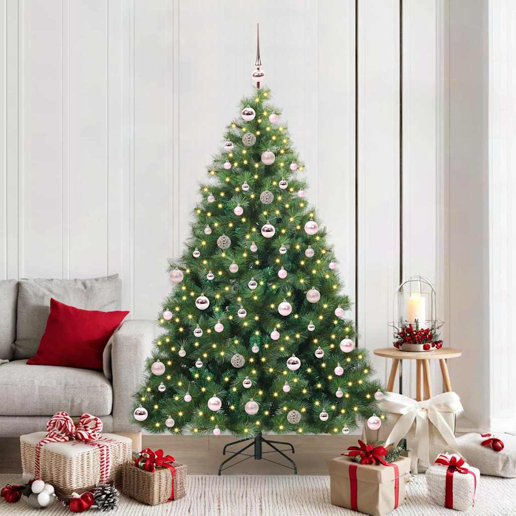 Albero di Natale artificiale Vidaxx con 300 LED con standard verde 180 cm PE e PVC