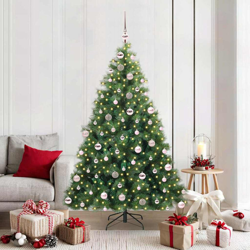 Albero di Natale artificiale Vidaxx con 300 LED con standard verde 180 cm PE e PVC