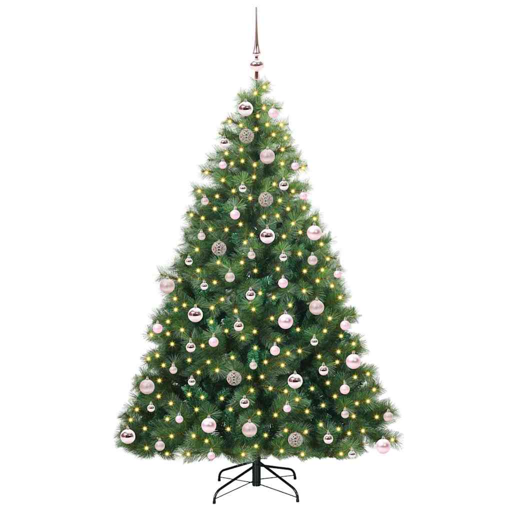 Albero di Natale artificiale Vidaxx con 300 LED con standard verde 180 cm PE e PVC