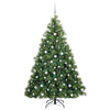 Albero di Natale artificiale Vidaxx con 300 LED con standard verde 180 cm PE e PVC