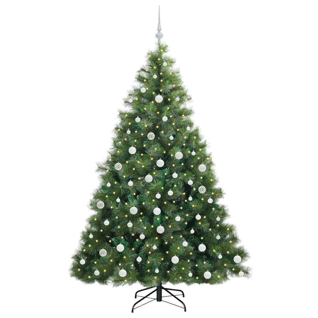 Albero di Natale artificiale Vidaxx con 300 LED con standard verde 180 cm PE e PVC