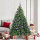 Albero di Natale artificiale Vidaxx con 300 LED con standard verde 180 cm PE e PVC