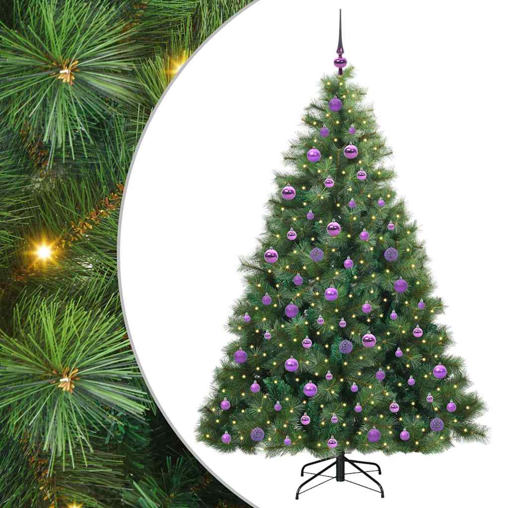 Albero di Natale artificiale Vidaxx con 300 LED con standard verde 180 cm PE e PVC