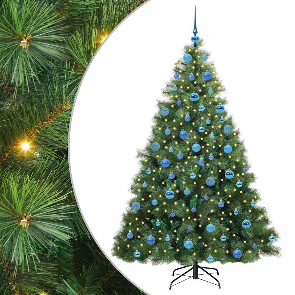 Albero di Natale artificiale Vidaxx con 300 LED con standard verde 180 cm PE e PVC