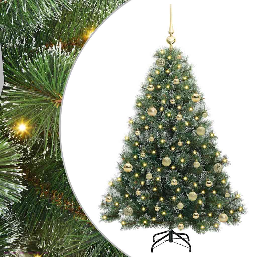 Albero di Natale artificiale Vidaxx con 150 LED con standard verde 150 cm PE e PVC