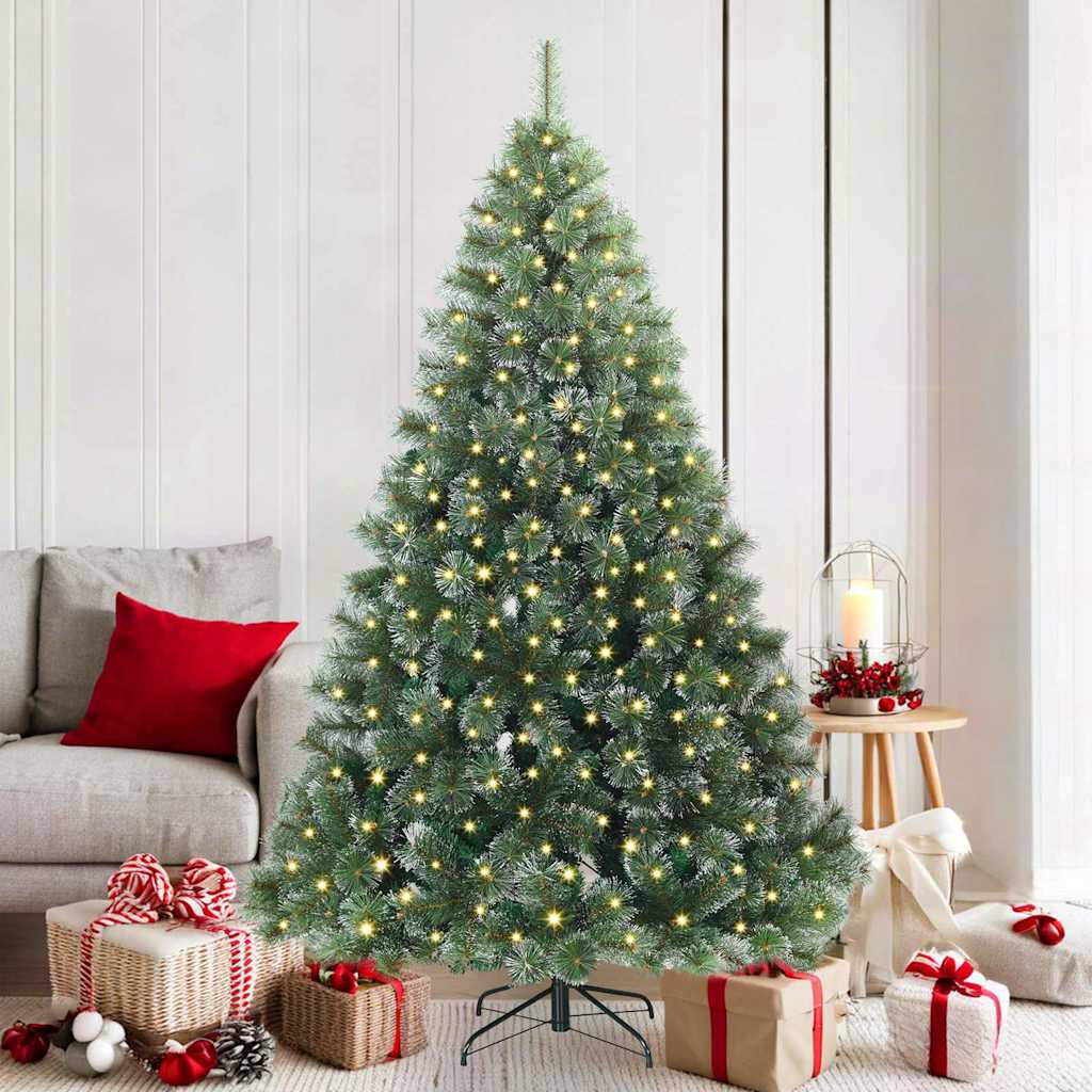 Albero di Natale artificiale Vidaxx con 300 LED con standard verde 180 cm PE e PVC