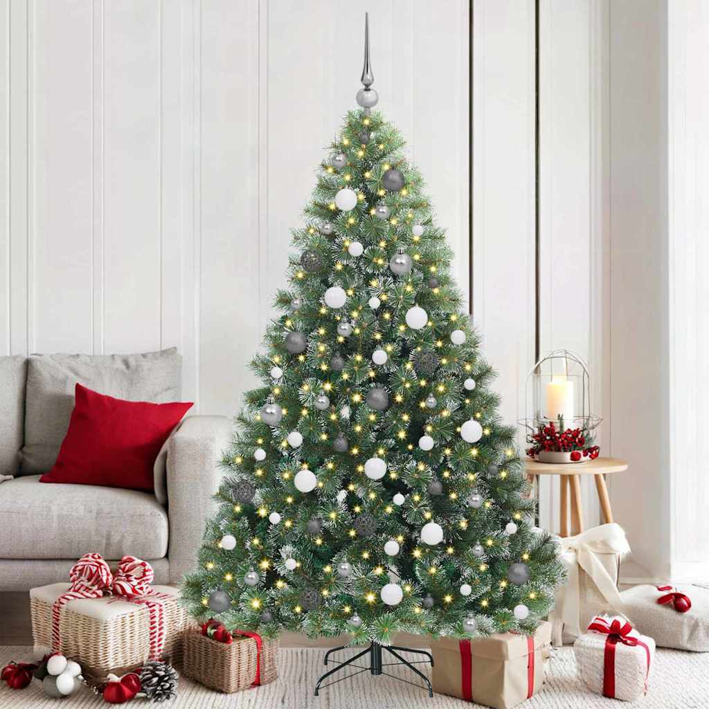 Albero di Natale artificiale Vidaxx con 300 LED con standard verde 180 cm PE e PVC
