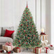 Albero di Natale artificiale Vidaxx con 300 LED con standard verde 180 cm PE e PVC