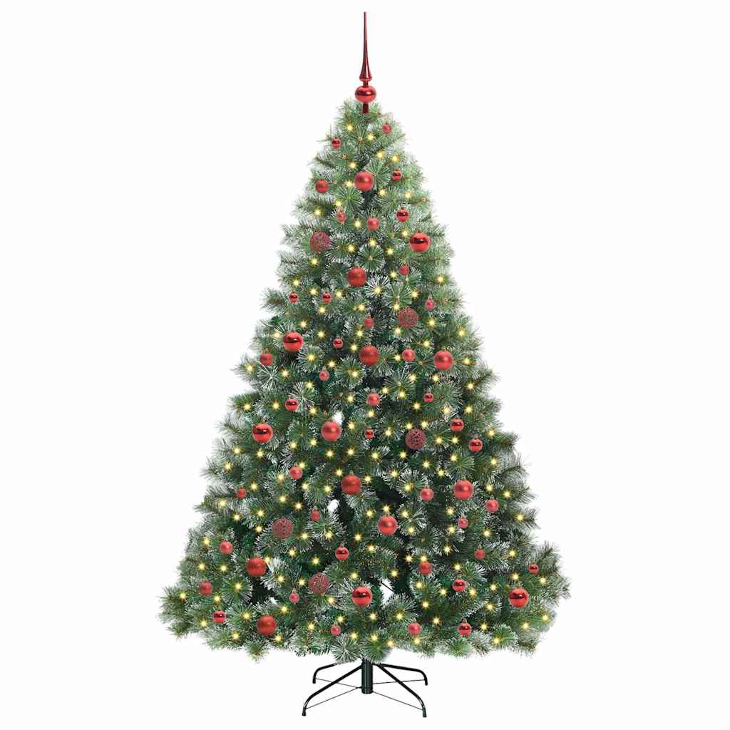 Albero di Natale artificiale Vidaxx con 300 LED con standard verde 180 cm PE e PVC