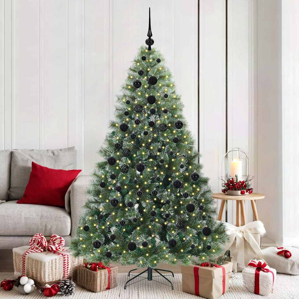 Albero di Natale artificiale Vidaxx con 300 LED con standard verde 180 cm PE e PVC