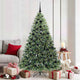 Albero di Natale artificiale Vidaxx con 300 LED con standard verde 180 cm PE e PVC