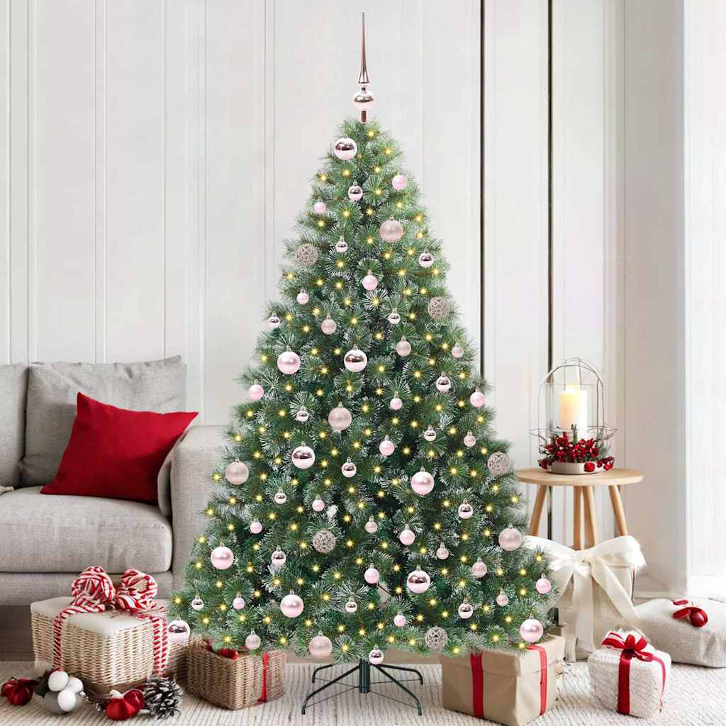 Albero di Natale artificiale Vidaxx con 300 LED con standard verde 180 cm PE e PVC