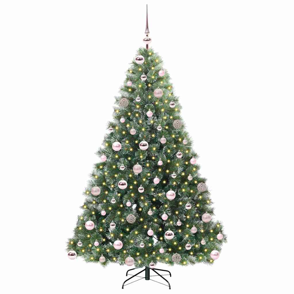 Albero di Natale artificiale Vidaxx con 300 LED con standard verde 180 cm PE e PVC
