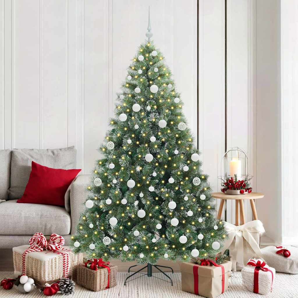 Albero di Natale artificiale Vidaxx con 300 LED con standard verde 180 cm PE e PVC