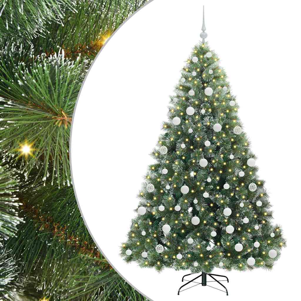 Albero di Natale artificiale Vidaxx con 300 LED con standard verde 180 cm PE e PVC