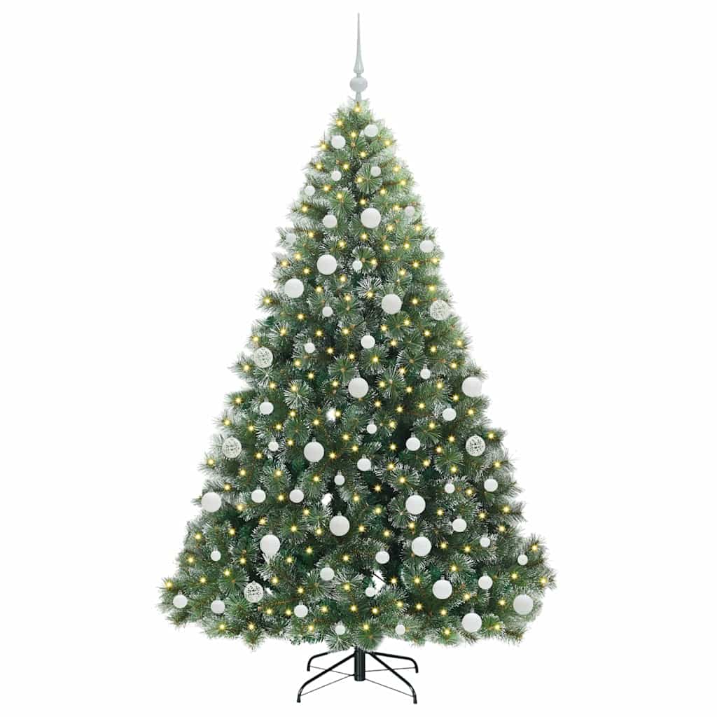Albero di Natale artificiale Vidaxx con 300 LED con standard verde 180 cm PE e PVC
