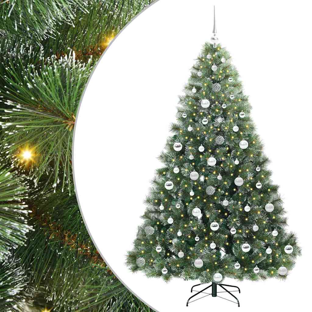Albero di Natale artificiale Vidaxx con 300 LED con standard verde 180 cm PE e PVC