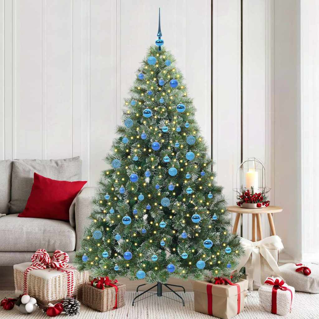 Albero di Natale artificiale Vidaxx con 300 LED con standard verde 180 cm PE e PVC