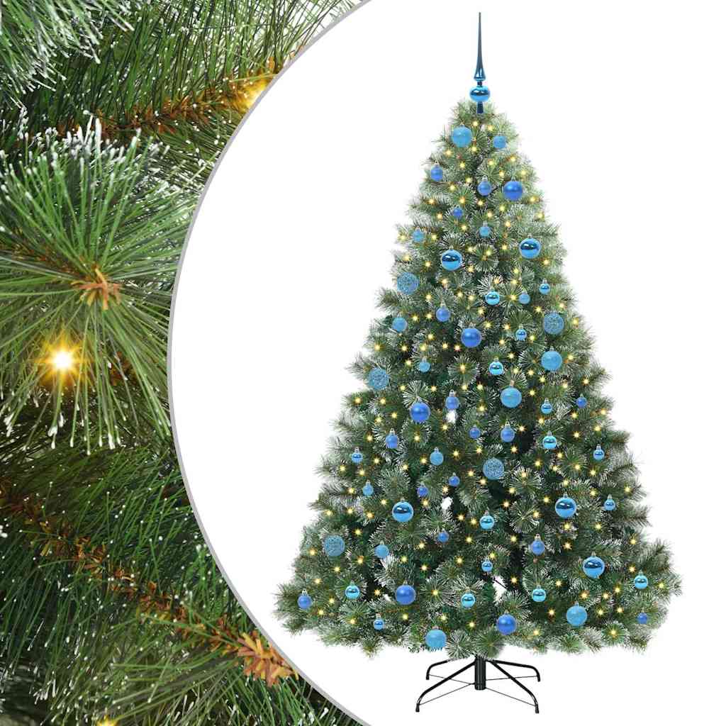 Albero di Natale artificiale Vidaxx con 300 LED con standard verde 180 cm PE e PVC