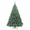 Albero di Natale artificiale Vidaxx con 300 LED con standard verde 180 cm PE e PVC