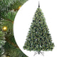 Albero di Natale artificiale Vidaxx con 300 LED con standard verde 210 cm PE e PVC