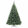 Albero di Natale artificiale Vidaxx con 300 LED con standard verde 210 cm PE e PVC
