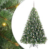 Árbol de Navidad artificial Vidaxx con 300 LED con estándar verde 210 cm PE y PVC