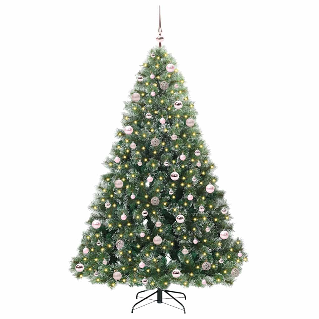 Albero di Natale artificiale Vidaxx con 300 LED con standard verde 210 cm PE e PVC